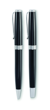 Logo trade promotional item photo of: Ball pen and roller set