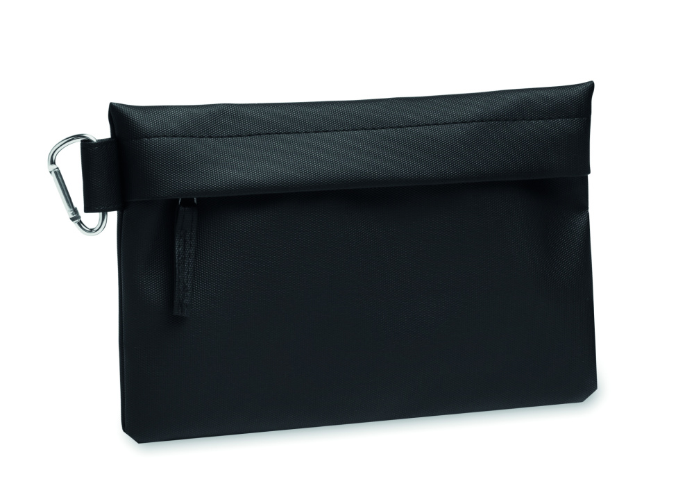 Logotrade promotional giveaway image of: Organizer pouch in 600D RPET