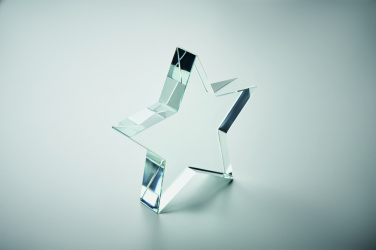 Logo trade promotional items image of: Glass star award