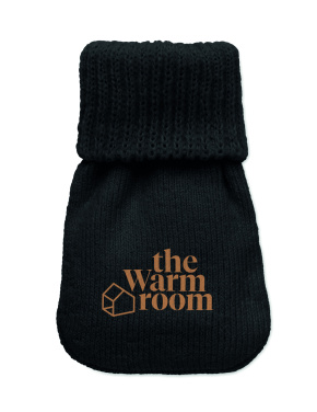 Logo trade promotional products image of: Hand warmer knitted polyester