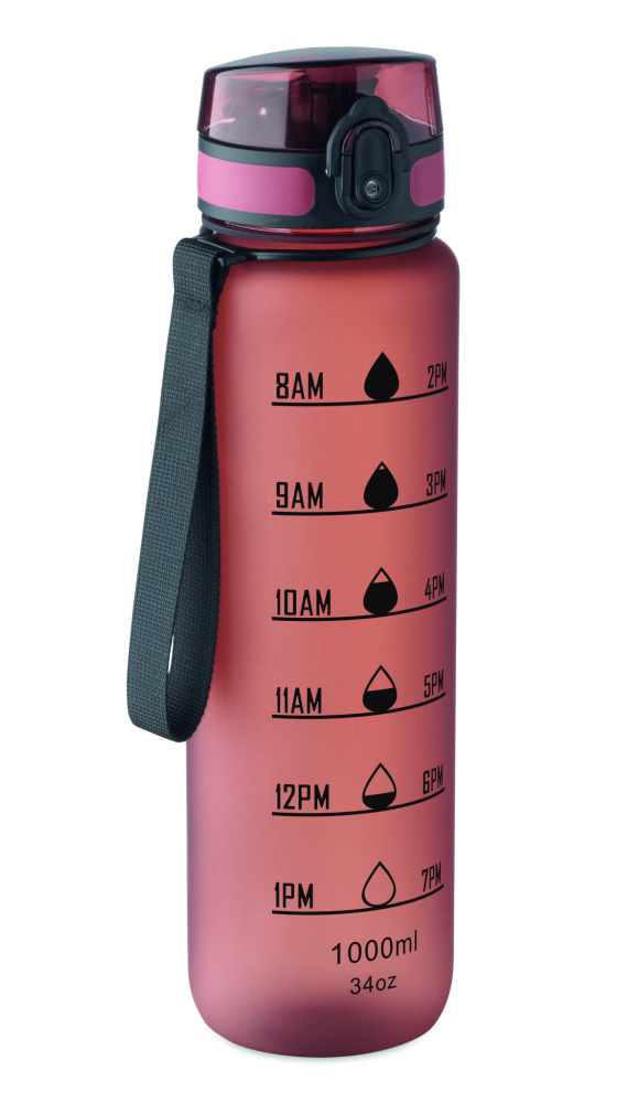 Logotrade promotional gifts photo of: Sports water bottle RPET 1L