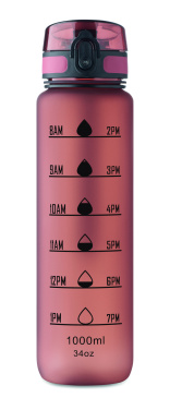 Logotrade advertising products photo of: Sports water bottle RPET 1L