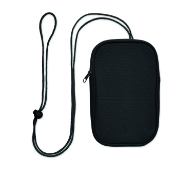 Logo trade promotional merchandise image of: RPET cross body travel pouch
