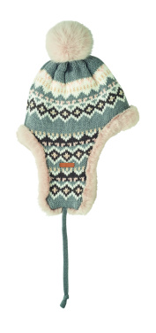 Logo trade promotional gifts picture of: Knitted beanie with ear flap