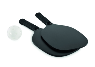Logo trade promotional giveaways image of: Pickle ball paddle set