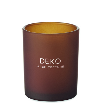 Logo trade promotional gifts image of: Plant based wax candle 80 gr