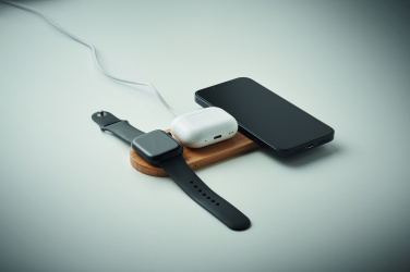 Logo trade advertising product photo of: 3 in 1 15W wireless charger