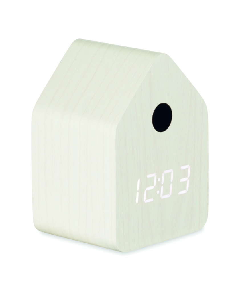 Logotrade corporate gift picture of: MDF cuckoo alarm clock