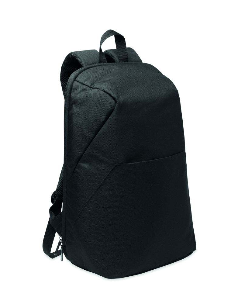 Logo trade corporate gifts image of: 600D RPET backpack trolley