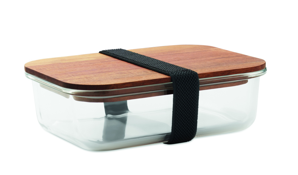Logo trade promotional merchandise photo of: Glass lunch box 800ml