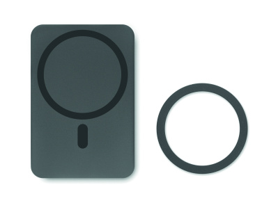 Logotrade promotional merchandise photo of: Magnetic wireless charger 15W powerbank 5000 mAh