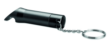 Logotrade promotional merchandise picture of: Metal torch key ring Ylivieska