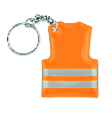 Logotrade promotional merchandise picture of: Key ring with reflecting vest Jekabpils