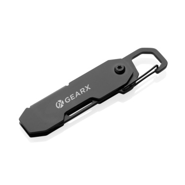 Logo trade corporate gift photo of: Gear X foldable EDC tool with carabiner and parcel cutter