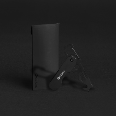 Logo trade promotional merchandise picture of: Gear X foldable EDC tool with carabiner and parcel cutter
