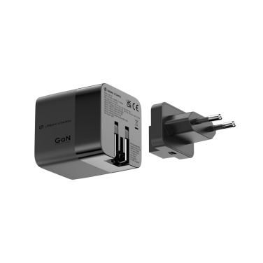 Logo trade promotional items image of: Urban Vitamin Mendocino 65W GaN charger retractable cable