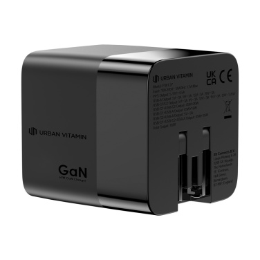 Logotrade corporate gift image of: Urban Vitamin Mendocino 65W GaN charger retractable cable