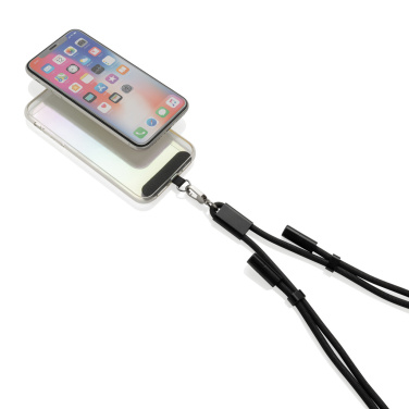 Logotrade promotional gifts photo of: LoopAmp RCS RPET adjustable phone cord with 60W cable