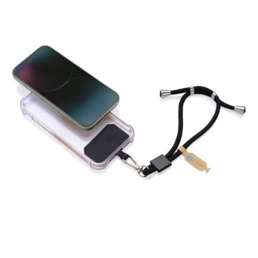 Logotrade promotional products photo of: CarryLoop RCS recycled PET adjustable phone holder wristlet