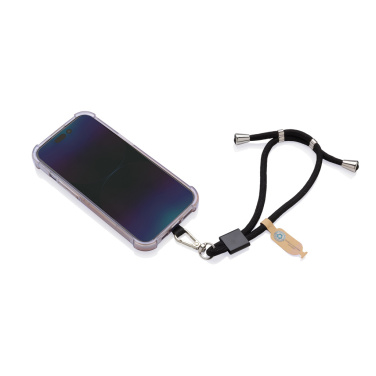 Logo trade promotional merchandise image of: CarryLoop RCS recycled PET adjustable phone holder wristlet