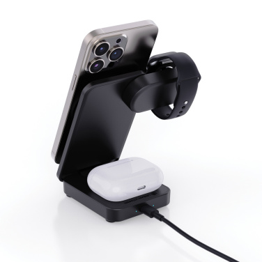 Logotrade corporate gift picture of: Urban Vitamin Arcadia RCS rplastic 15W 3in1 magnetic charger