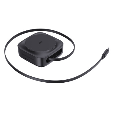 Logo trade promotional giveaways picture of: Urban Vitamin Goleta 2-in-1 15W magnetic wireless charger