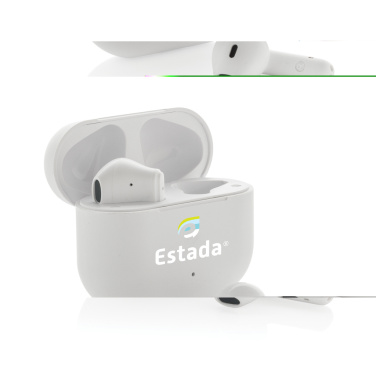 Logo trade promotional gift photo of: Tunevo RCS recycled plastic wireless earbuds