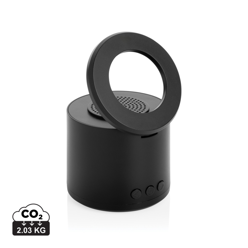 Logotrade promotional gift image of: Magpulse RCS recycled plastic 3W speaker w/magnetic holder