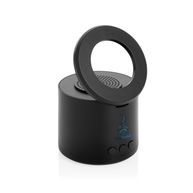 Logo trade business gifts image of: Magpulse RCS recycled plastic 3W speaker w/magnetic holder