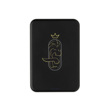 Logo trade corporate gifts picture of: Amporia RCS recycled plastic 10.000mAh magnetic powerbank
