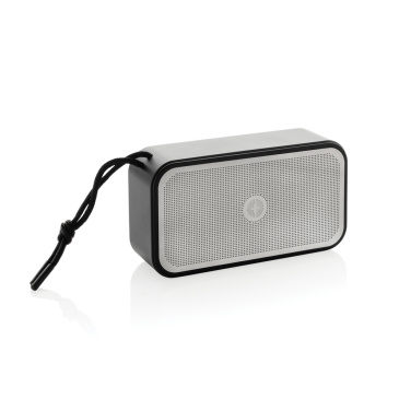 Logotrade promotional item picture of: Swiss Peak RCS recycled aluminium 10W bass speaker