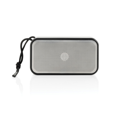 Logo trade corporate gifts picture of: Swiss Peak RCS recycled aluminium 10W bass speaker