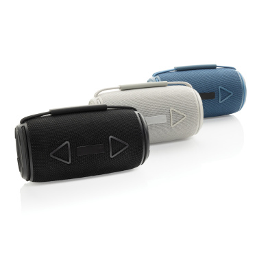 Logo trade promotional gifts image of: Prisma RCS recycled plastic IPX 4 waterpoof 16W speaker