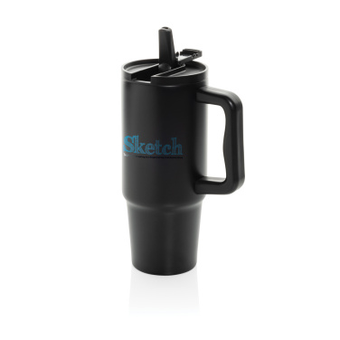 Logotrade promotional products photo of: Embrace Leakproof RCS recycled stainless steel tumbler 900ml