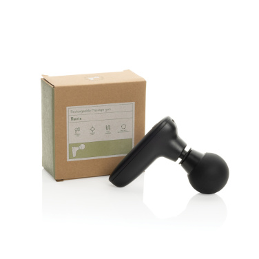 Logo trade promotional product photo of: Revix RCS recycled plastic massage gun