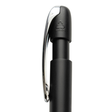 Logo trade promotional gifts image of: Glide GRS certified R-ABS Metal Clip Pen