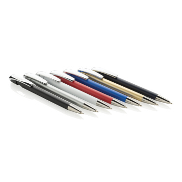 Logo trade business gifts image of: Glide GRS certified R-ABS Metal Clip Pen