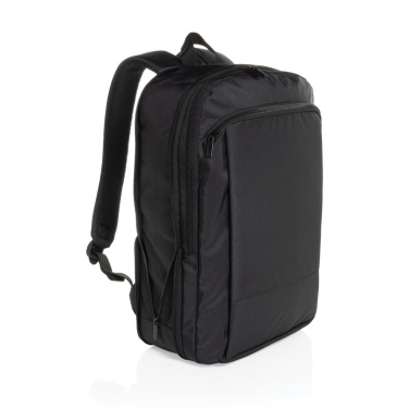 Logo trade business gift photo of: Flexpack Aware™ RPET Expandable Slim 15.6" Laptop Backpack