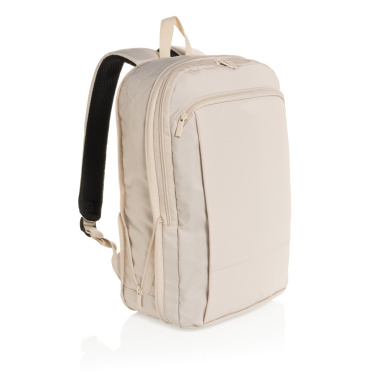 Logotrade business gift image of: Flexpack Aware™ RPET Expandable Slim 15.6" Laptop Backpack