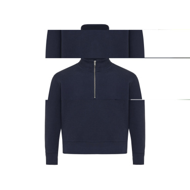 Logotrade promotional giveaway picture of: IQONIQ Elgon recycled cotton quarter zip sweater