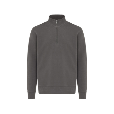 Logotrade advertising product image of: IQONIQ Elgon recycled cotton quarter zip sweater