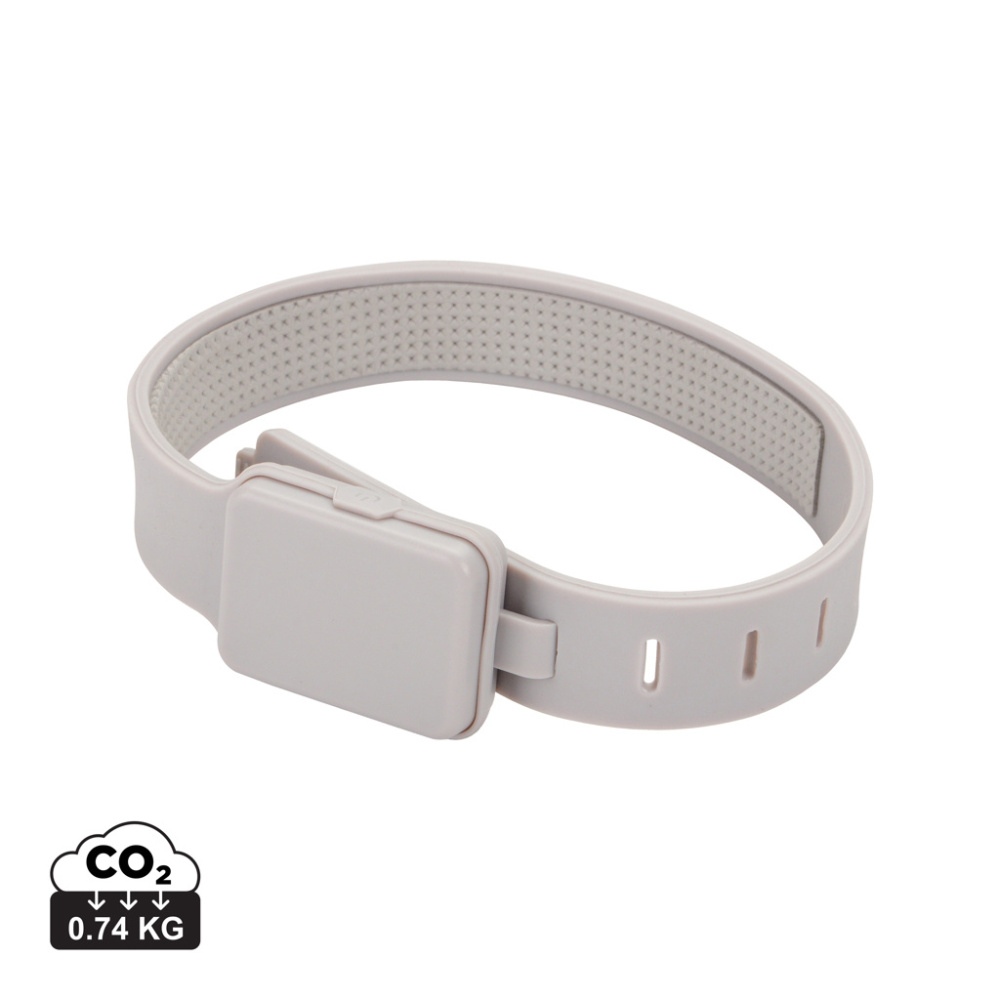 Logo trade promotional products image of: Lumi Sprint RCS rplastic LED re-chargeable running light