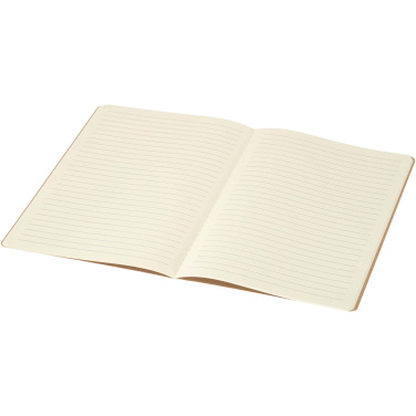 Logo trade promotional items picture of: Slyk A5 kraft cahier notebook with ruled pages
