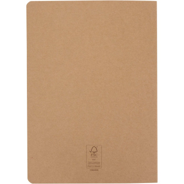 Logotrade promotional merchandise photo of: Slyk A5 kraft cahier notebook with dotted pages