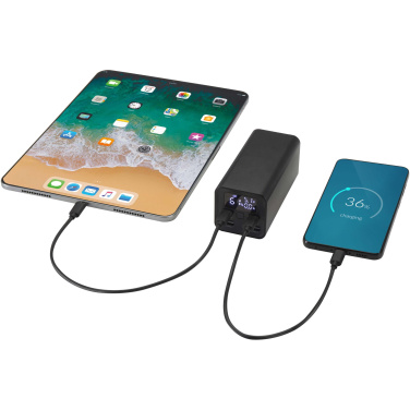 Logotrade advertising product image of: Acamar 20.000 mAh 70W recycled aluminium laptop power bank