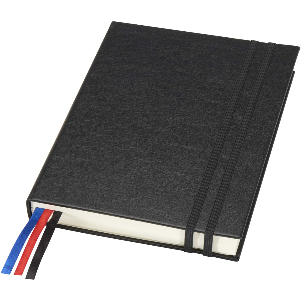 Logo trade promotional giveaways image of: Alder A5 hard cover notebook