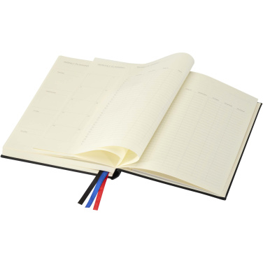 Logo trade promotional merchandise image of: Alder A5 hard cover notebook