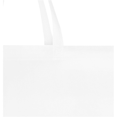 Logotrade promotional item picture of: EcoSeal GRS recycled nonwoven gusset tote bag 12L