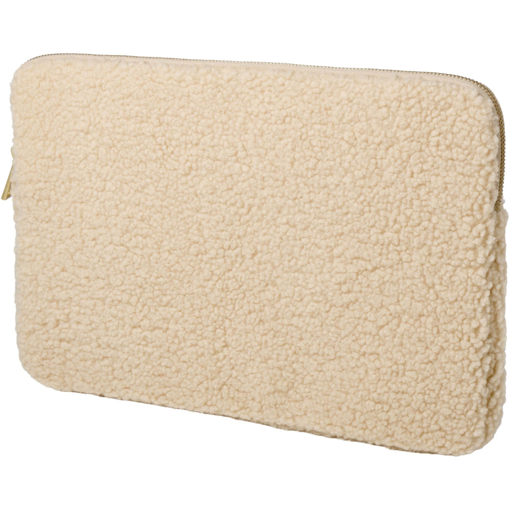 Logotrade promotional merchandise image of: Bear 13" GRS recycled sherpa laptop sleeve 2L