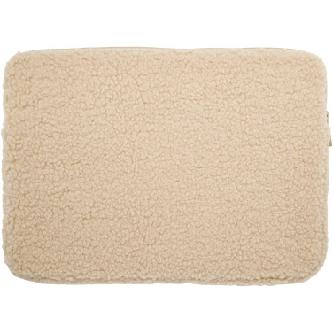 Logo trade promotional products image of: Bear 13" GRS recycled sherpa laptop sleeve 2L